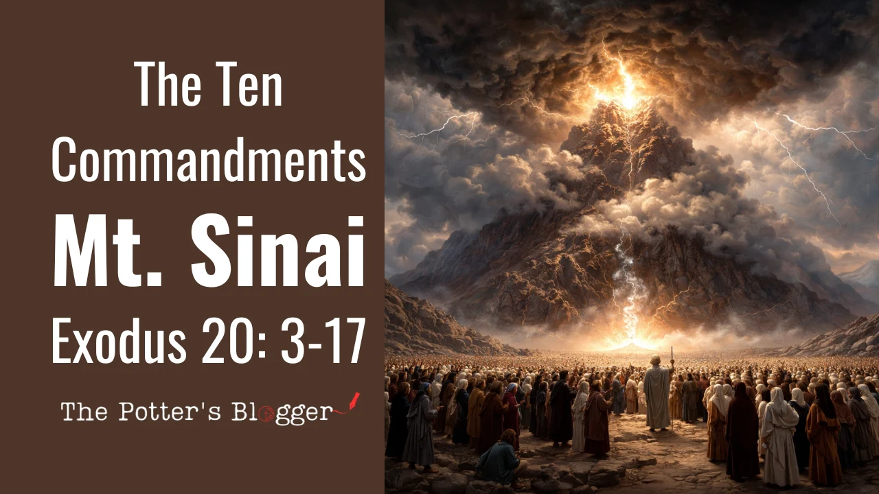 The 10 Commandments - Exodus 20, 3-17.
